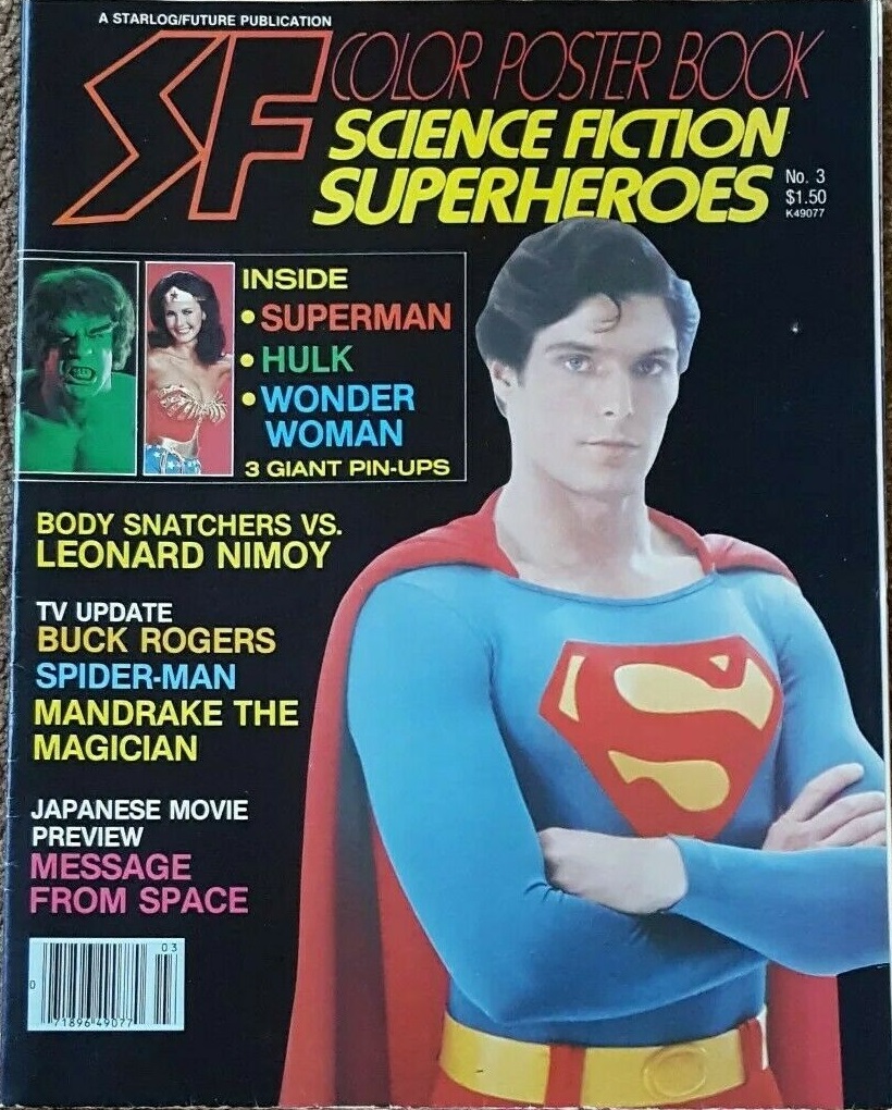 SF COLOR POSTER BOOK magazine side cover Issue 3   1978
