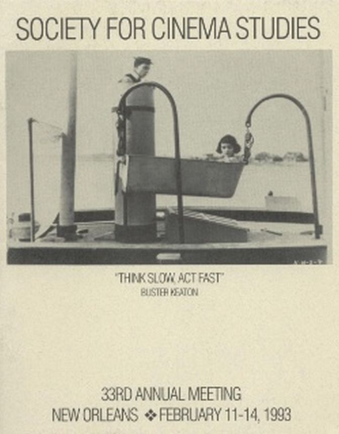 SOCIETY FOR CINEMA STUDIES magazine side cover   1993