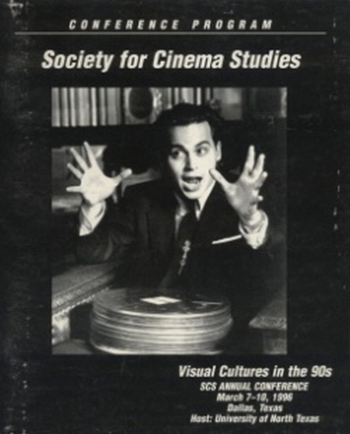 SOCIETY FOR CINEMA STUDIES magazine side cover   1996