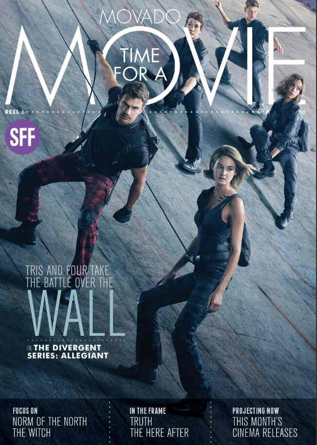 SHOW FILM FIRST magazine side cover Issue 6 March 2016