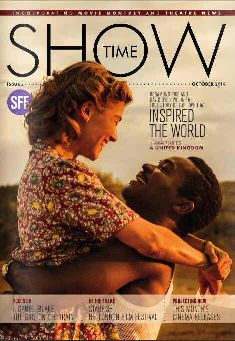 SHOW FILM FIRST magazine side cover October 2016