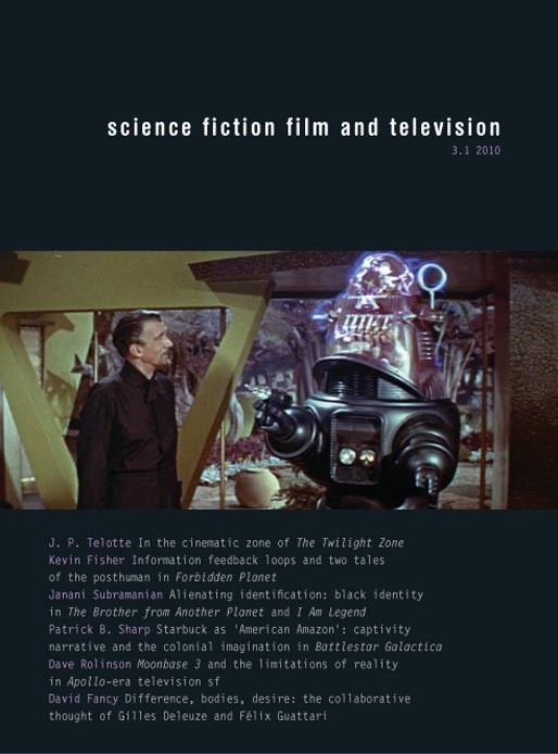 SCIENCE FICTION FILM AND TELEVISION magazine side cover  Vol 3 No 1 Spring 2010