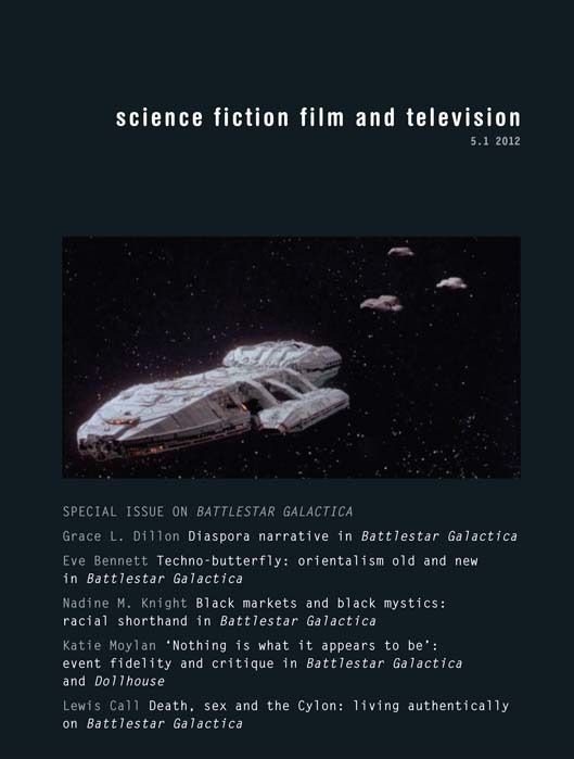 SCIENCE FICTION FILM AND TELEVISION magazine side cover  Vol 5 No 1 Spring 2012
