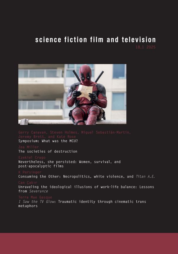 SCIENCE FICTION FILM AND TELEVISION magazine side cover  March 2025