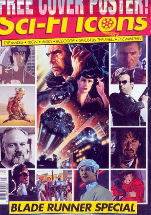 SCI-FI ICONS magazine side cover Issue 7  October 2017