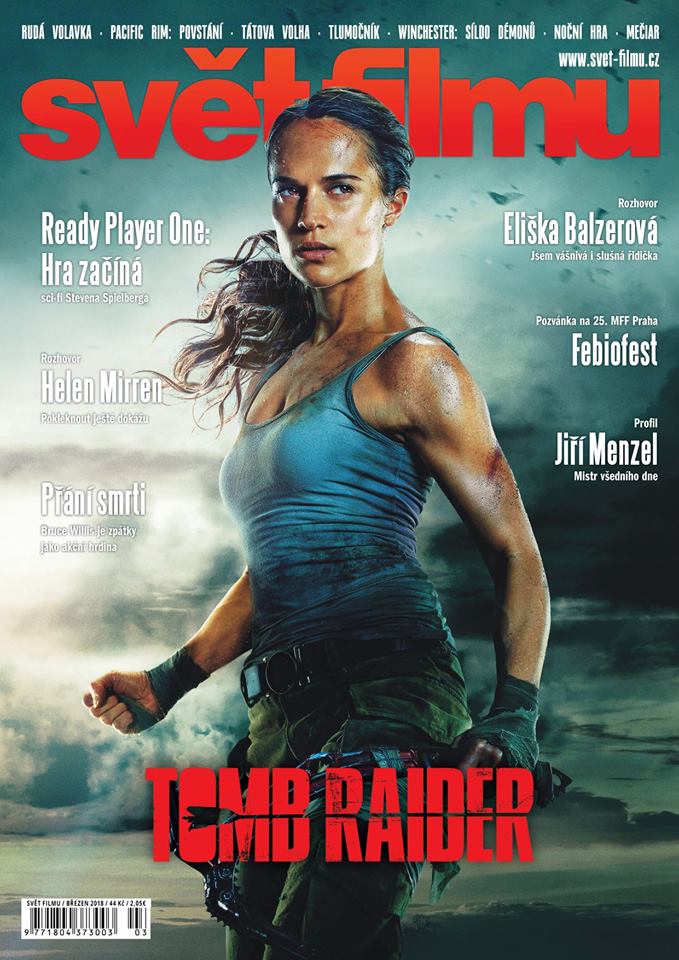SVET FILMU magazine side cover  March 2018