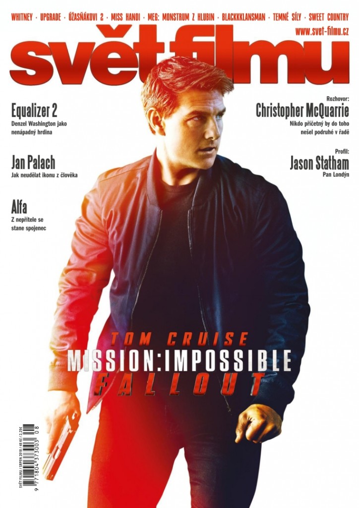 SVET FILMU magazine side cover  August 2018