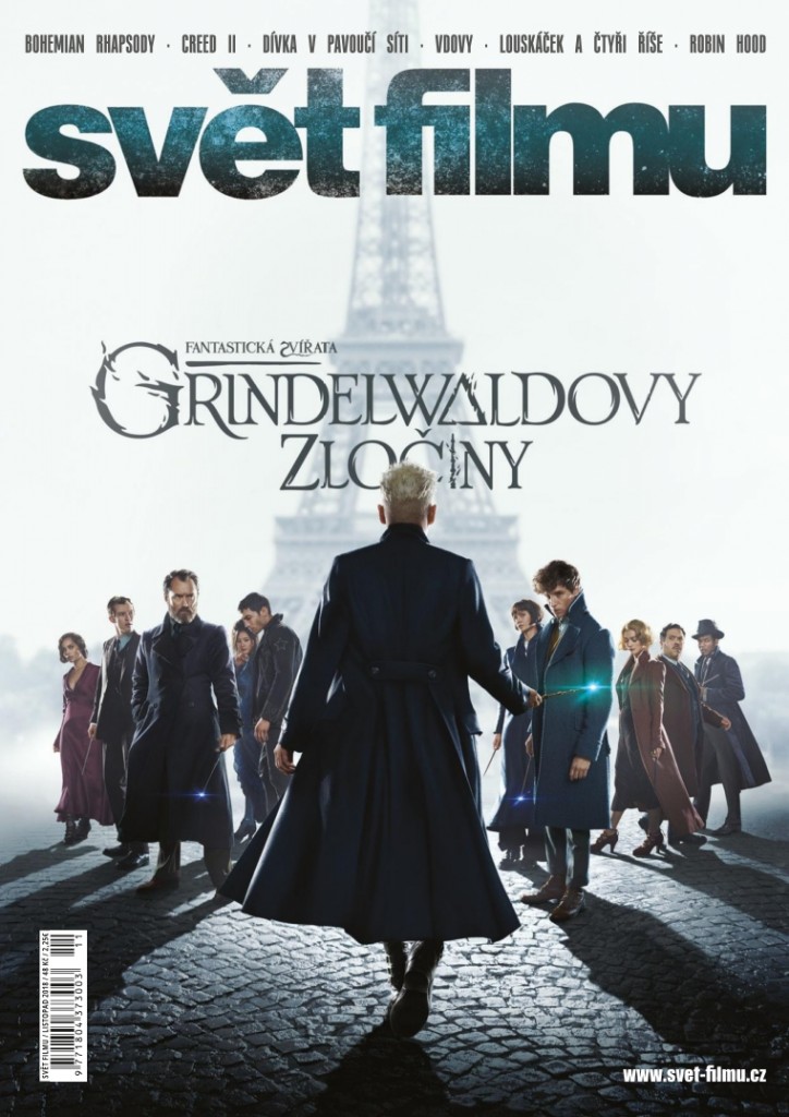 SVET FILMU magazine side cover  November 2018