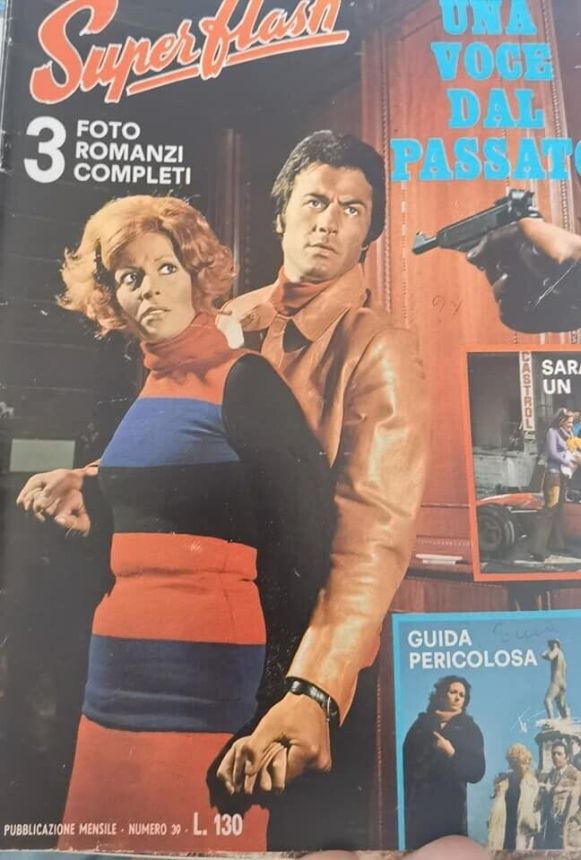 SUPERFLASH magazine side cover Issue 39  September 1971