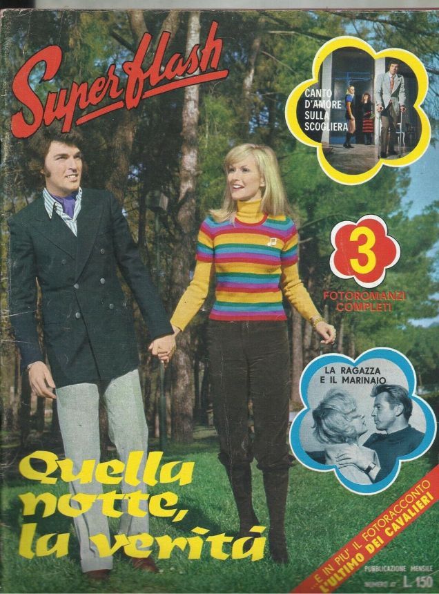 SUPERFLASH magazine side cover Issue 47  May 1972