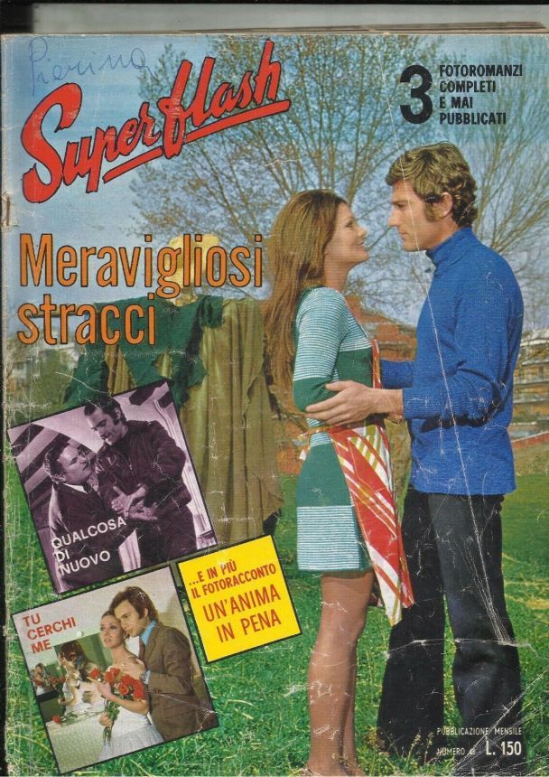 SUPERFLASH magazine side cover Issue 48  June 1972