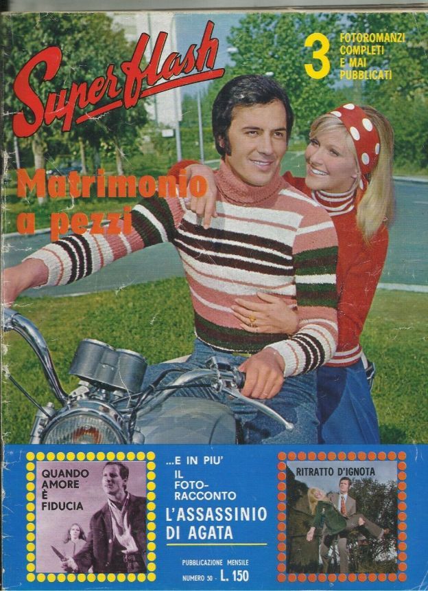 SUPERFLASH magazine side cover Issue 50  August 1972