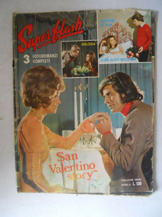 SUPERFLASH magazine side cover Issue 44  February 1972