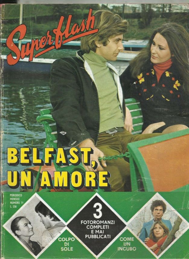 SUPERFLASH magazine side cover Issue 71  May 1974