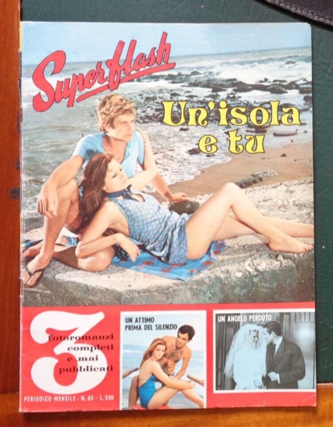 SUPERFLASH magazine side cover Issue 85  July 1975