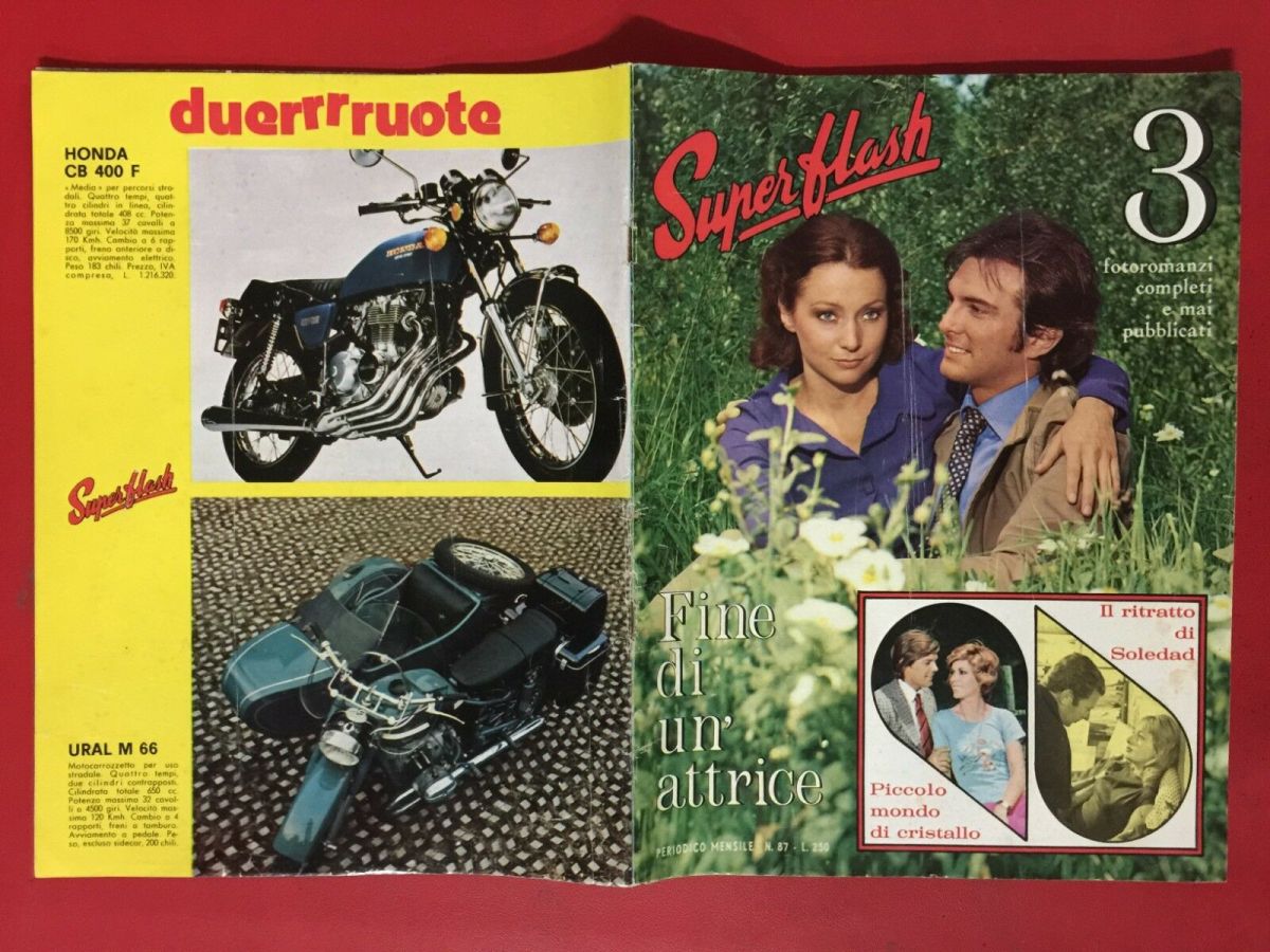 SUPERFLASH magazine side cover Issue 87  September 1975