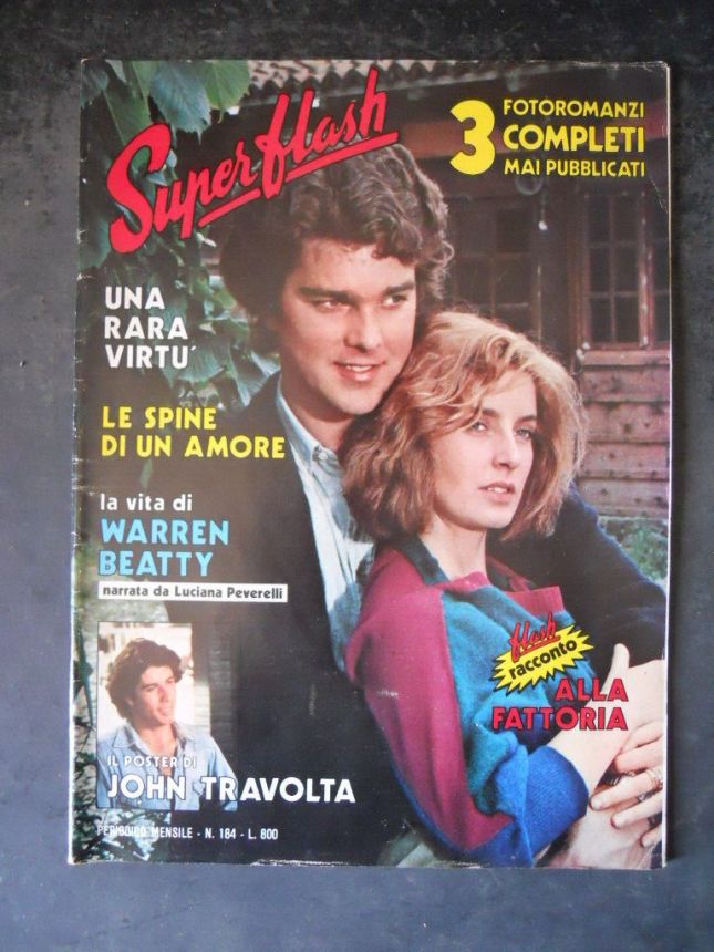 SUPERFLASH magazine side cover Issue 184  October 1983
