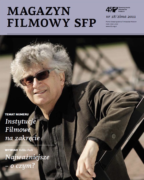 MAGAZYN FILMOWY SFP magazine side cover Issue 18 Winter 2011