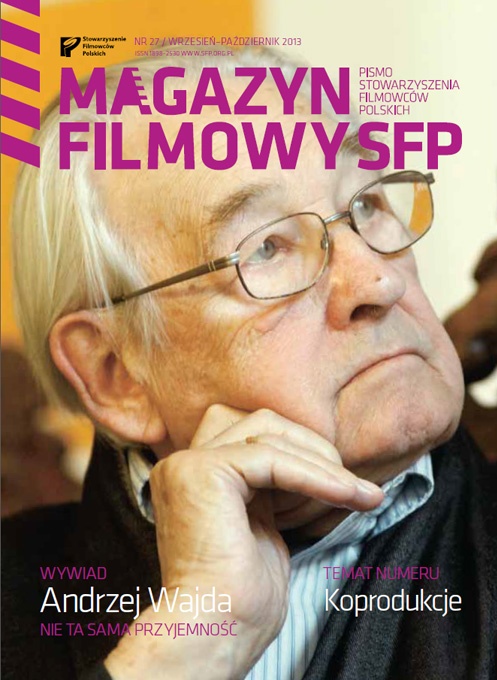 MAGAZYN FILMOWY SFP magazine side cover Issue 27 September/October 2013