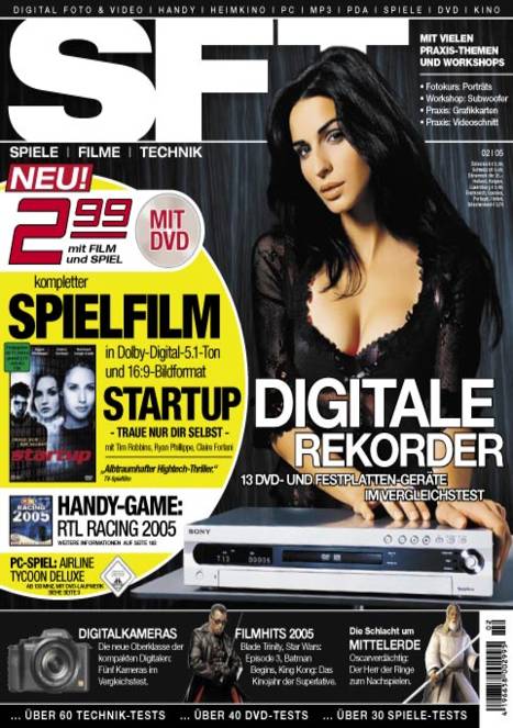 SFT magazine side cover February 2005