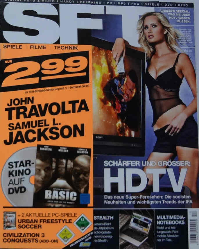SFT magazine side cover October 2005
