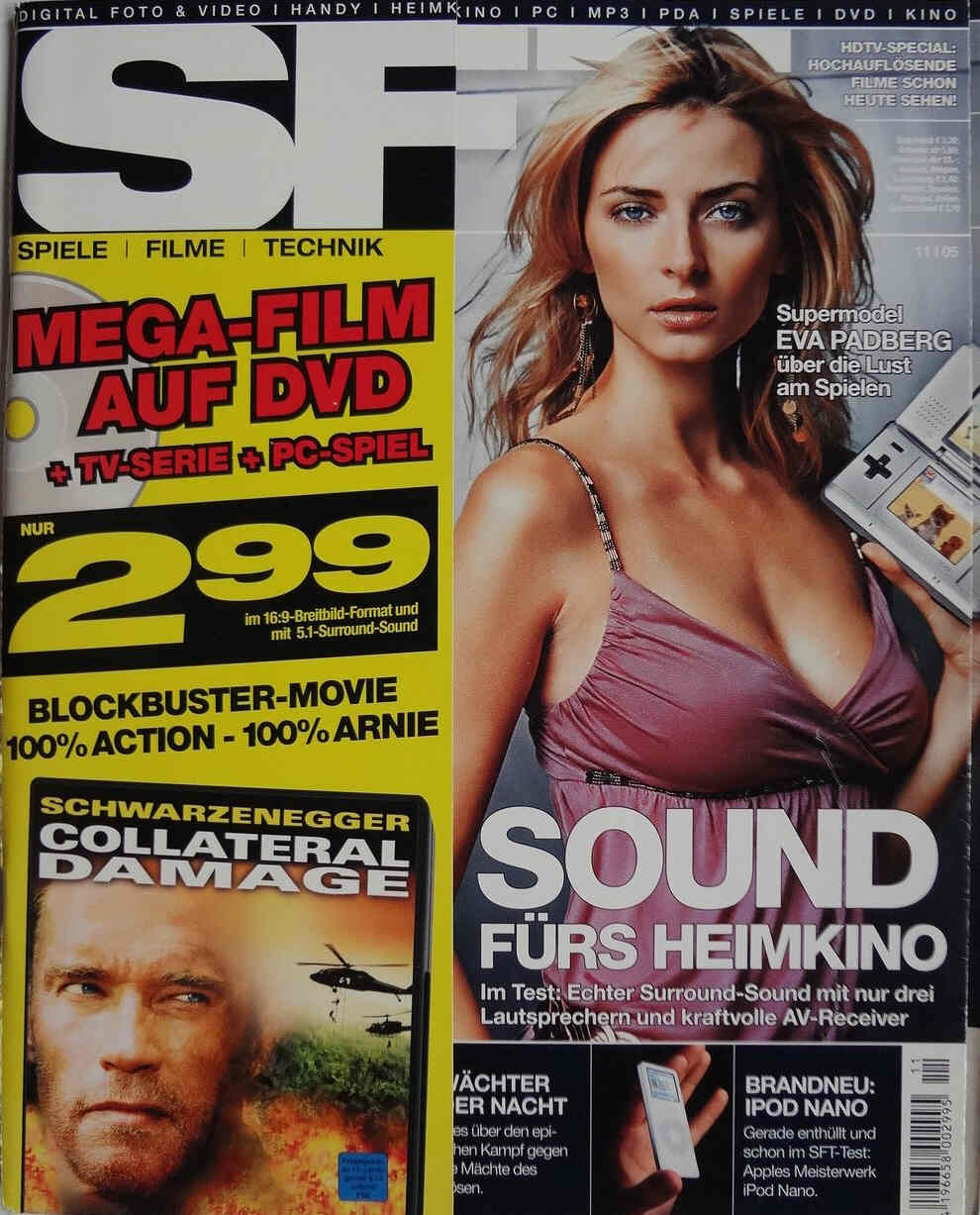 SFT magazine side cover November 2005