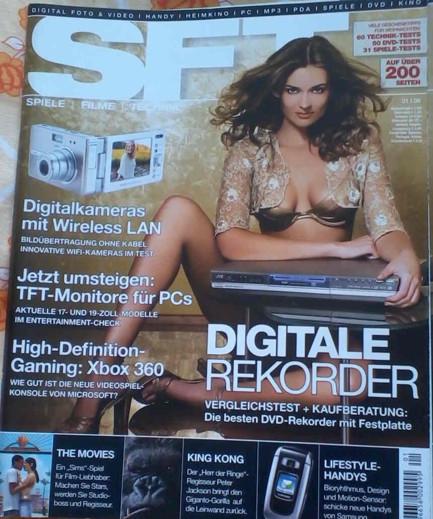 SFT magazine side cover January 2006