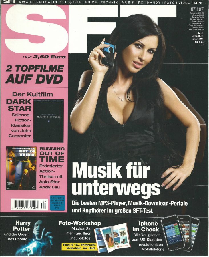 SFT magazine side cover July 2007