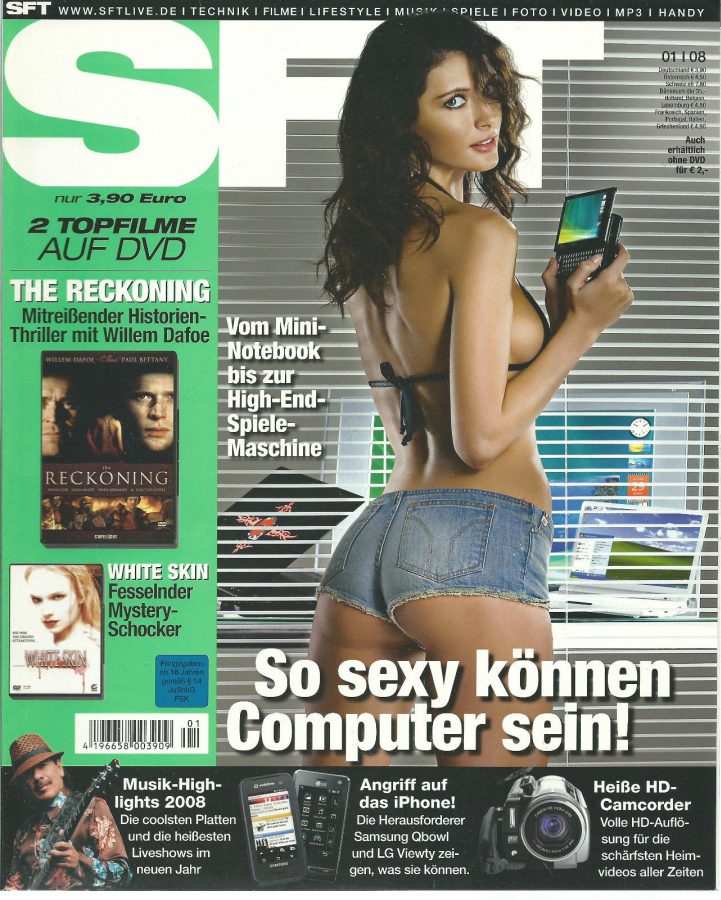 SFT magazine side cover January 2008