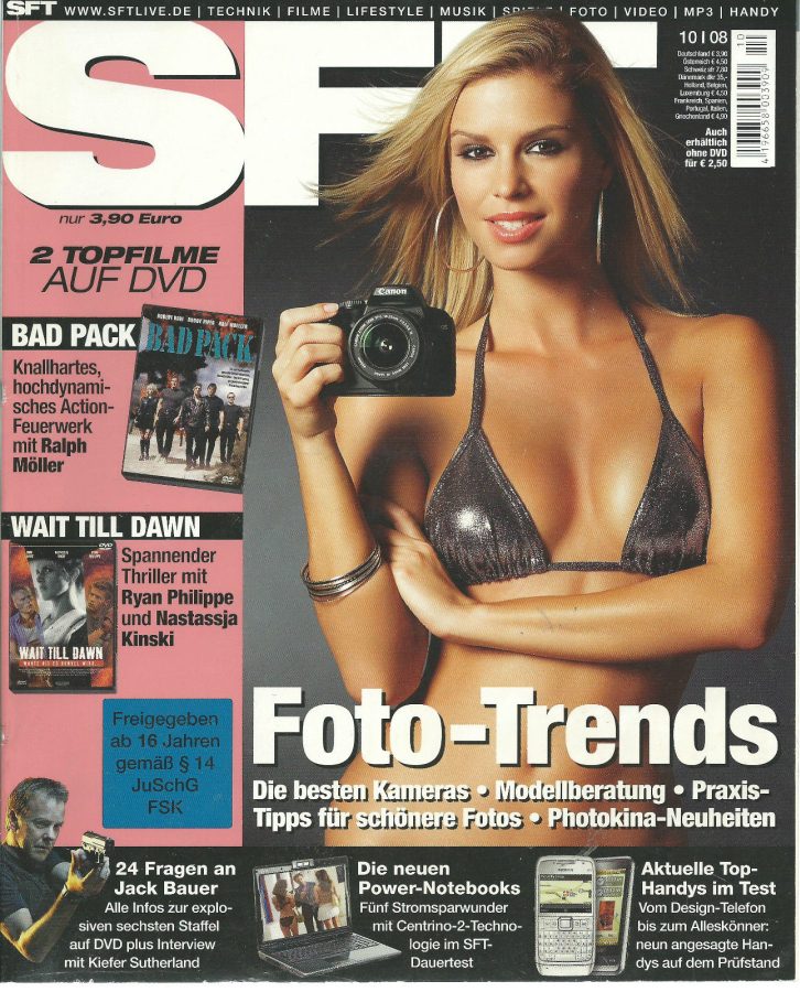 SFT magazine side cover October 2008