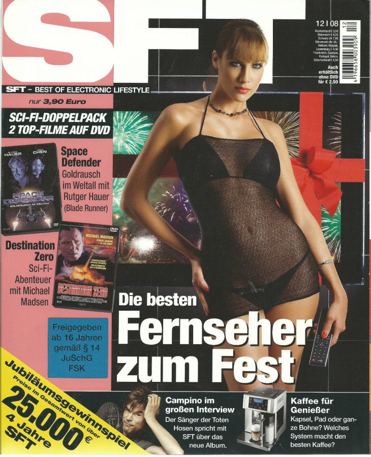SFT magazine side cover December 2008
