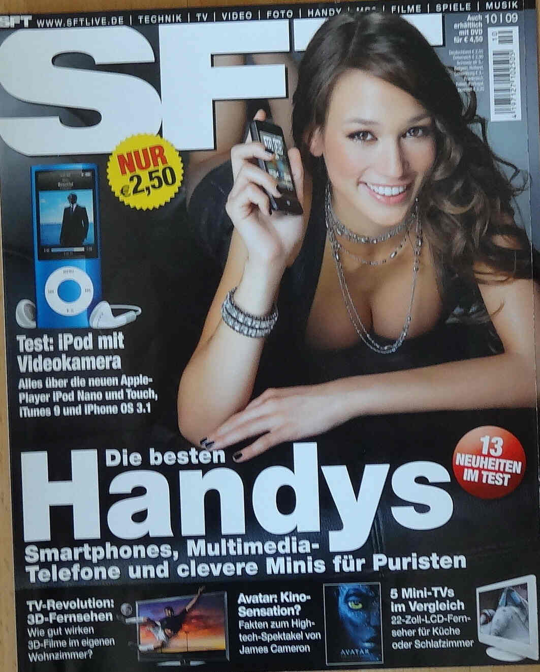 SFT magazine side cover October 2009