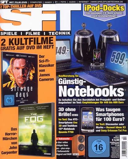 SFT magazine side cover October 2011