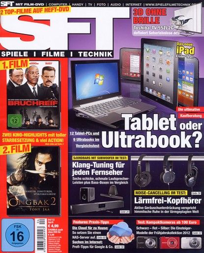SFT magazine side cover April 2012