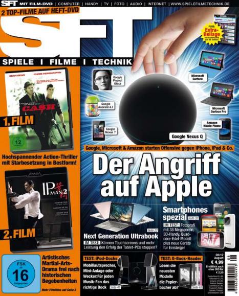 SFT magazine side cover August 2012