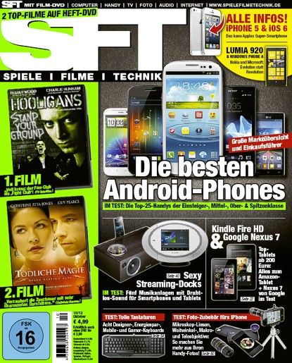 SFT magazine side cover October 2012