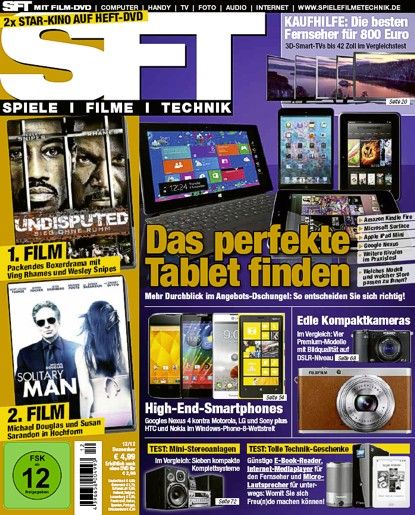 SFT magazine side cover December 2012