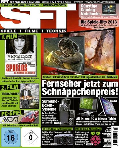 SFT magazine side cover February 2013