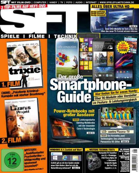 SFT magazine side cover August 2013
