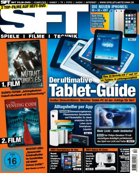 SFT magazine side cover October 2013