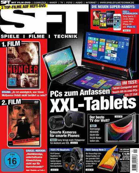 SFT magazine side cover November 2013