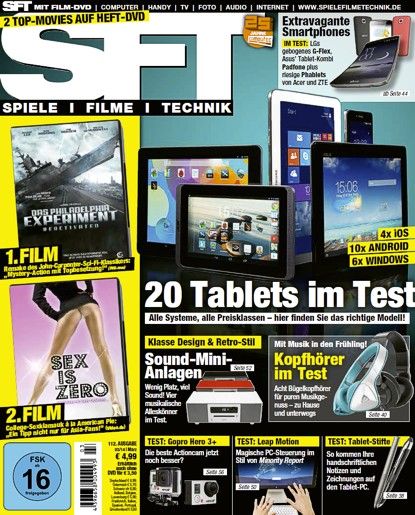 SFT magazine side cover March 2014