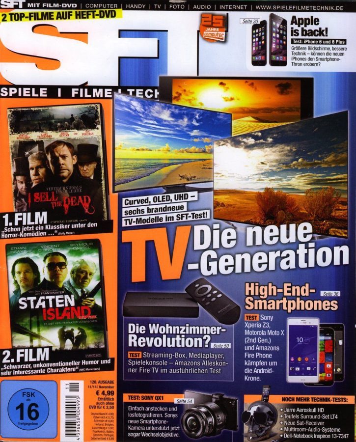 SFT magazine side cover November 2014