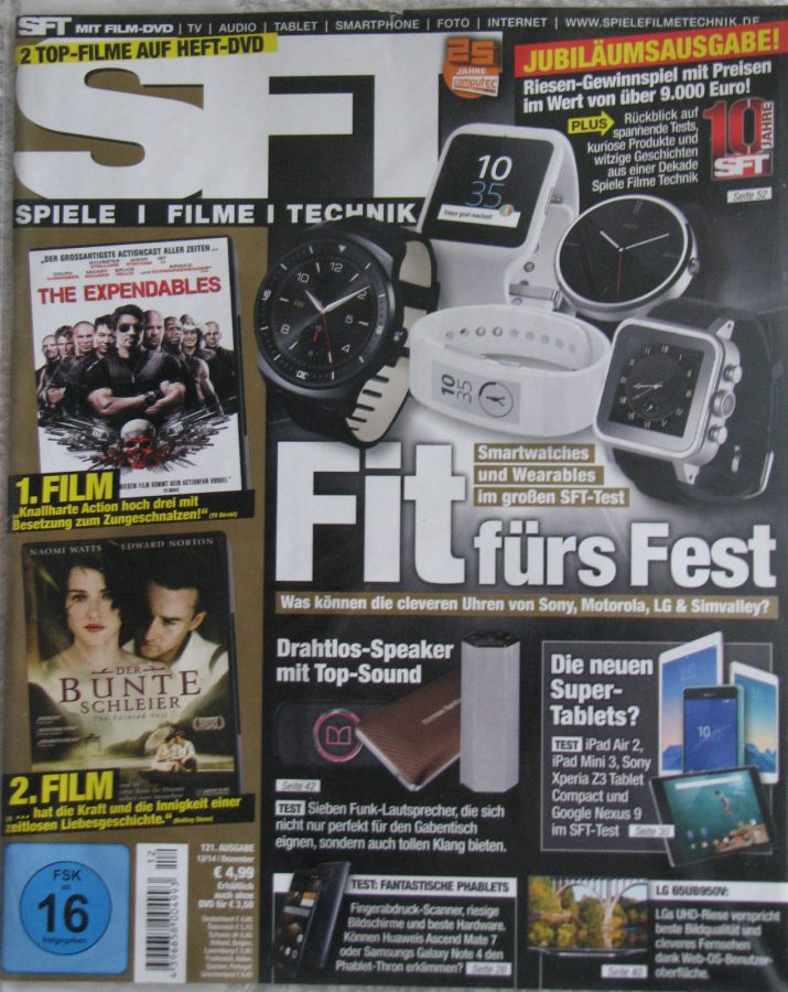 SFT magazine side cover December 2014