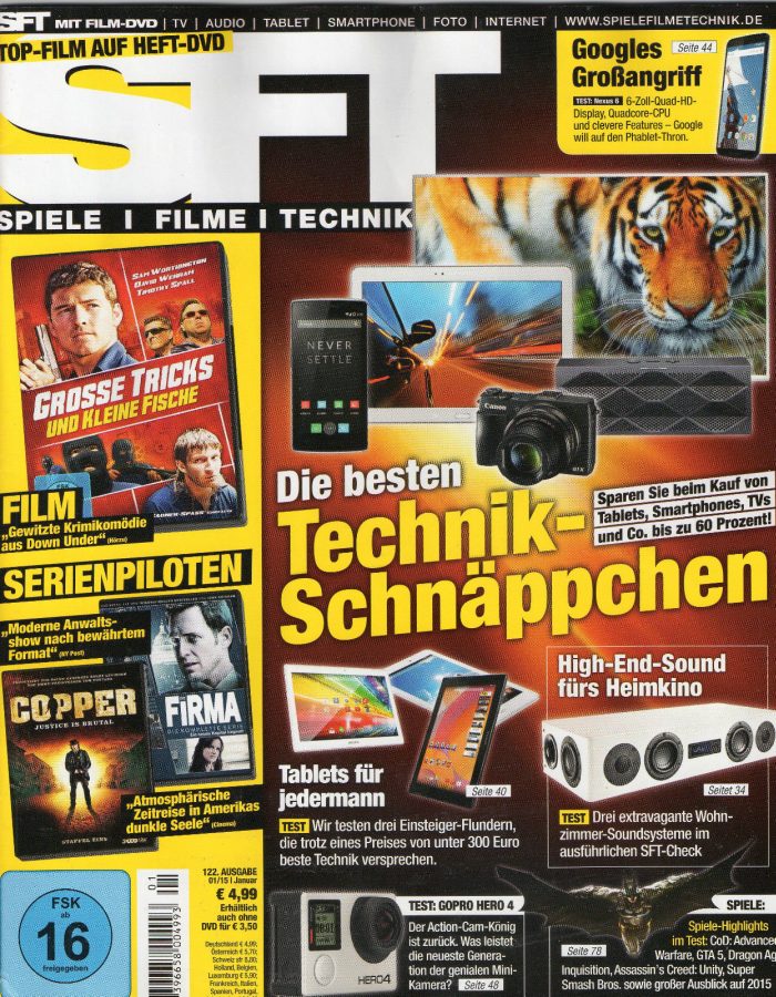 SFT magazine side cover January 2015