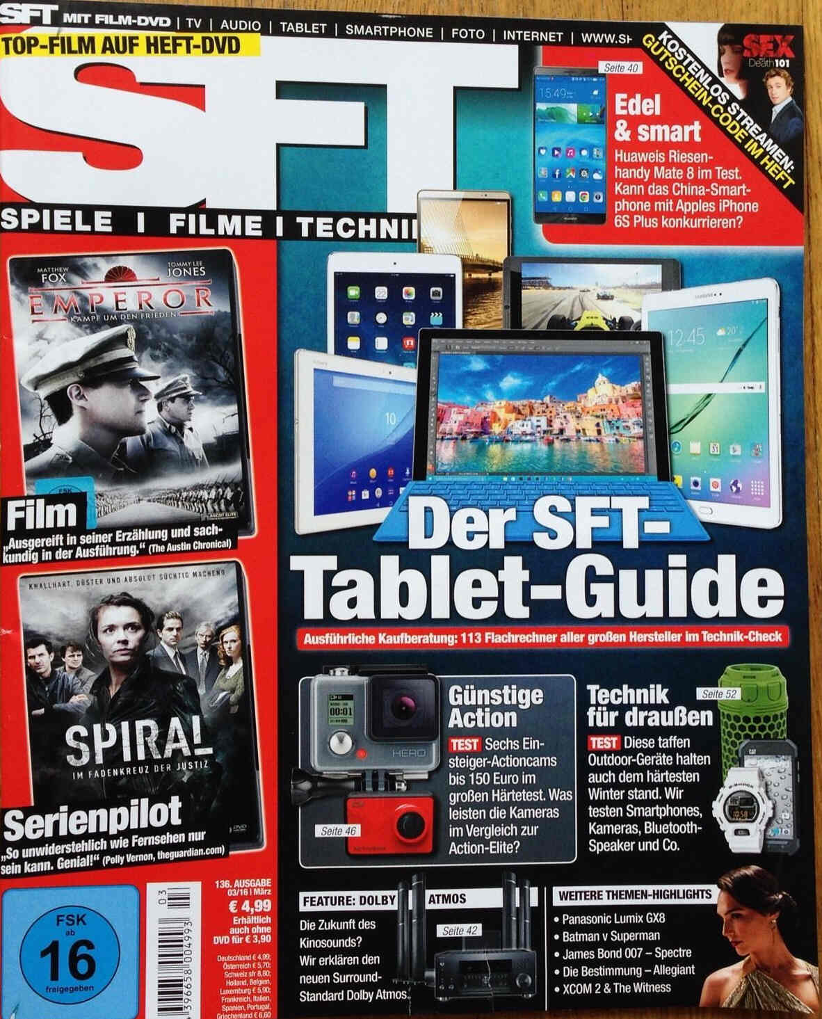 SFT magazine side cover Issue 136 March 2016