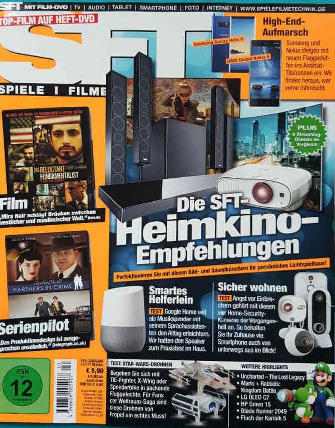 SFT magazine side cover Issue 155  October 2017
