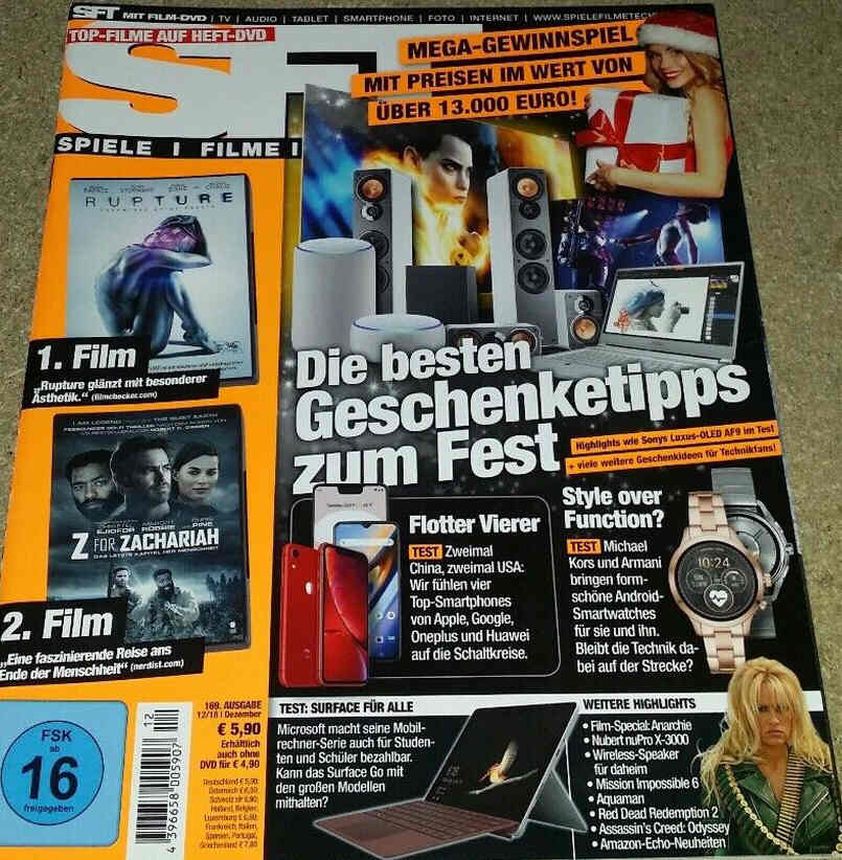 SFT magazine side cover Issue 168  December 2018