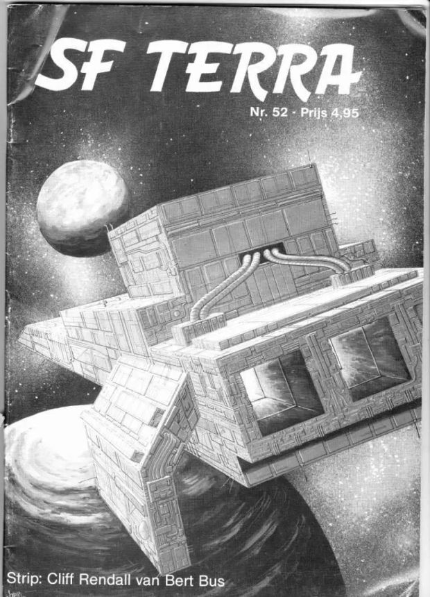 SF TERRA magazine side cover Issue 52  May/June 1981