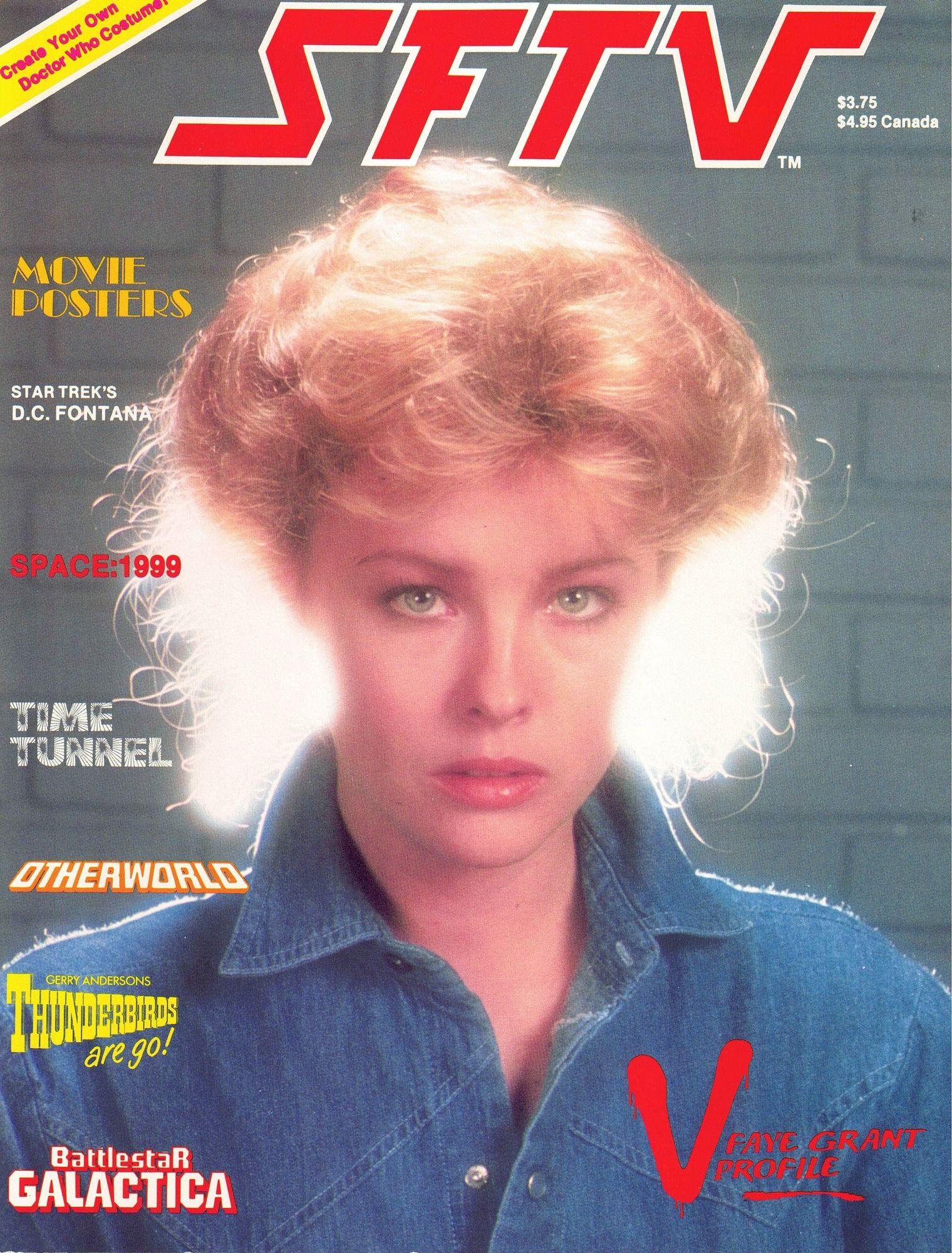 SFTV magazine side cover Issue 3  February 1985
